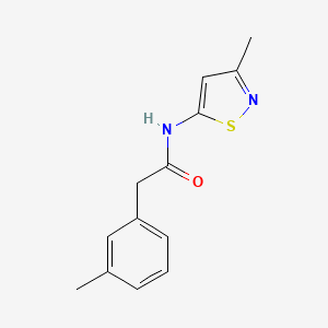 N-(3-methyl-1,2-thiazol-5-yl)-2-(3-methylphenyl)acetamide