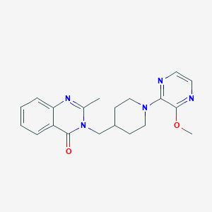 3-{[1-(3-methoxypyrazin-2-yl)piperidin-4-yl]methyl}-2-methyl-3,4-dihydroquinazolin-4-one