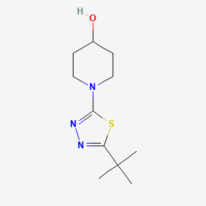 molecular formula C11H19N3OS B6447918 1-(5-tert-butyl-1,3,4-thiadiazol-2-yl)piperidin-4-ol CAS No. 2549017-13-0