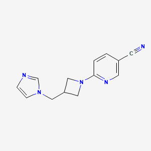 6-{3-[(1H-imidazol-1-yl)methyl]azetidin-1-yl}pyridine-3-carbonitrile