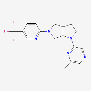 2-methyl-6-{5-[5-(trifluoromethyl)pyridin-2-yl]-octahydropyrrolo[3,4-b]pyrrol-1-yl}pyrazine