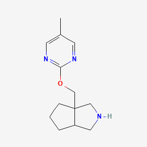 5-methyl-2-({octahydrocyclopenta[c]pyrrol-3a-yl}methoxy)pyrimidine