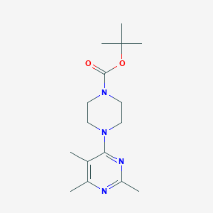molecular formula C16H26N4O2 B6449900 tert-butyl 4-(2,5,6-trimethylpyrimidin-4-yl)piperazine-1-carboxylate CAS No. 2549045-14-7