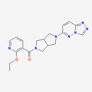 molecular formula C19H21N7O2 B6450166 2-ethoxy-3-(5-{[1,2,4]triazolo[4,3-b]pyridazin-6-yl}-octahydropyrrolo[3,4-c]pyrrole-2-carbonyl)pyridine CAS No. 2640964-97-0