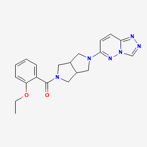 molecular formula C20H22N6O2 B6450206 2-(2-ethoxybenzoyl)-5-{[1,2,4]triazolo[4,3-b]pyridazin-6-yl}-octahydropyrrolo[3,4-c]pyrrole CAS No. 2640950-35-0