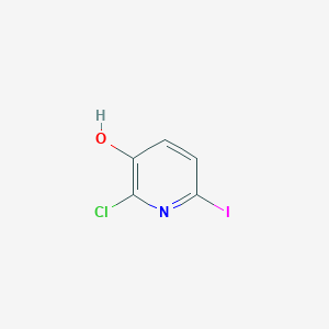 molecular formula C5H3ClINO B064506 2-Chloro-6-iodopyridin-3-ol CAS No. 185220-68-2