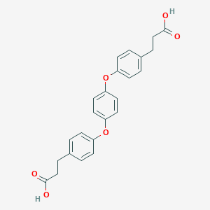 3-(4-{4-[4-(2-carboxyethyl)phenoxy]phenoxy}phenyl)propanoic acid