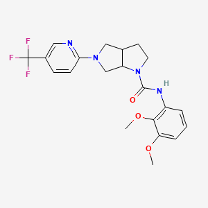 N-(2,3-dimethoxyphenyl)-5-[5-(trifluoromethyl)pyridin-2-yl]-octahydropyrrolo[3,4-b]pyrrole-1-carboxamide