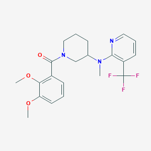 N-[1-(2,3-dimethoxybenzoyl)piperidin-3-yl]-N-methyl-3-(trifluoromethyl)pyridin-2-amine