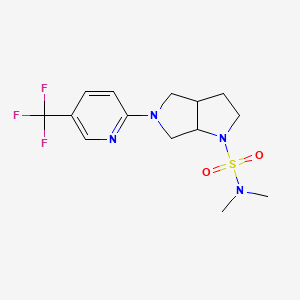 N,N-dimethyl-5-[5-(trifluoromethyl)pyridin-2-yl]-octahydropyrrolo[2,3-c]pyrrole-1-sulfonamide