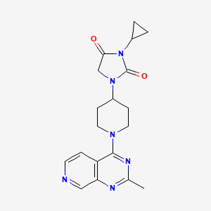 3-cyclopropyl-1-(1-{2-methylpyrido[3,4-d]pyrimidin-4-yl}piperidin-4-yl)imidazolidine-2,4-dione