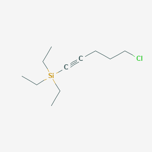 molecular formula C11H21ClSi B064527 1-氯-5-三乙基硅基-4-戊炔 CAS No. 174125-30-5