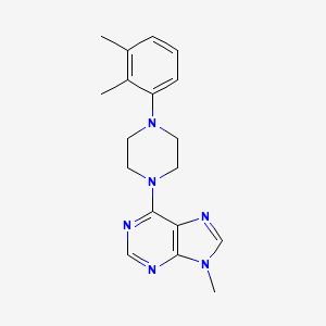 6-[4-(2,3-dimethylphenyl)piperazin-1-yl]-9-methyl-9H-purine