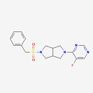 5-fluoro-4-{5-phenylmethanesulfonyl-octahydropyrrolo[3,4-c]pyrrol-2-yl}pyrimidine