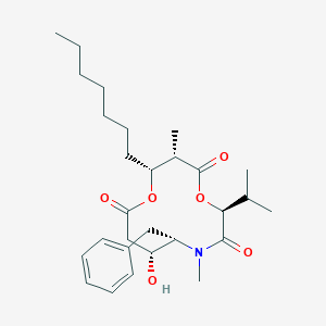 molecular formula C28H43NO6 B064535 Hapalosin CAS No. 159542-04-8