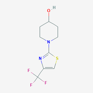 1-[4-(trifluoromethyl)-1,3-thiazol-2-yl]piperidin-4-ol