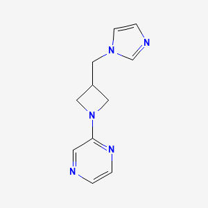 2-{3-[(1H-imidazol-1-yl)methyl]azetidin-1-yl}pyrazine