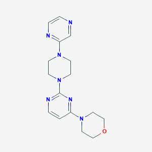 4-{2-[4-(pyrazin-2-yl)piperazin-1-yl]pyrimidin-4-yl}morpholine