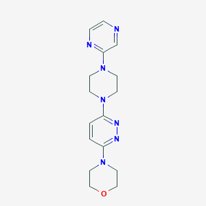 4-{6-[4-(pyrazin-2-yl)piperazin-1-yl]pyridazin-3-yl}morpholine
