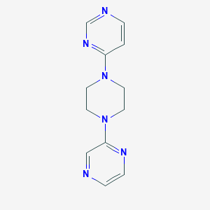 4-[4-(pyrazin-2-yl)piperazin-1-yl]pyrimidine