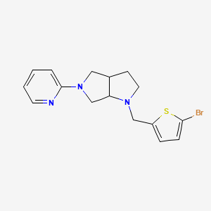 2-{1-[(5-bromothiophen-2-yl)methyl]-octahydropyrrolo[2,3-c]pyrrol-5-yl}pyridine