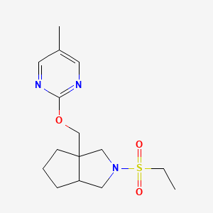 2-{[2-(ethanesulfonyl)-octahydrocyclopenta[c]pyrrol-3a-yl]methoxy}-5-methylpyrimidine