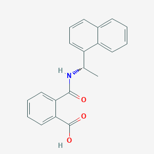 molecular formula C20H17NO3 B064542 (S)-(+)-N-[1-(1-Naphthyl)ethyl]phthalamic acid CAS No. 163438-06-0