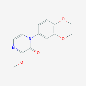 1-(2,3-dihydro-1,4-benzodioxin-6-yl)-3-methoxy-1,2-dihydropyrazin-2-one