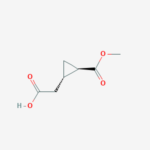 2-((1S,2R)-2-(Methoxycarbonyl)cyclopropyl)acetic acid