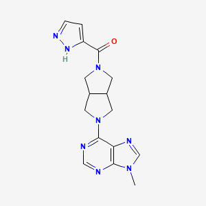 9-methyl-6-[5-(1H-pyrazole-3-carbonyl)-octahydropyrrolo[3,4-c]pyrrol-2-yl]-9H-purine