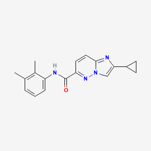 2-cyclopropyl-N-(2,3-dimethylphenyl)imidazo[1,2-b]pyridazine-6-carboxamide
