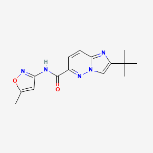 2-tert-butyl-N-(5-methyl-1,2-oxazol-3-yl)imidazo[1,2-b]pyridazine-6-carboxamide