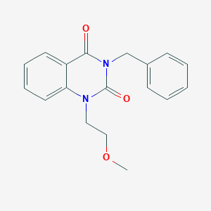 molecular formula C18H18N2O3 B6455448 3-benzyl-1-(2-methoxyethyl)-1,2,3,4-tetrahydroquinazoline-2,4-dione CAS No. 2548999-18-2