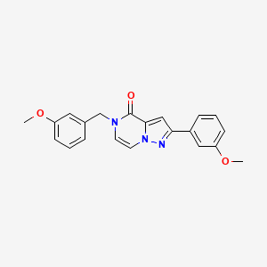 2-(3-methoxyphenyl)-5-[(3-methoxyphenyl)methyl]-4H,5H-pyrazolo[1,5-a]pyrazin-4-one