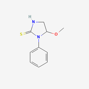 molecular formula C10H12N2OS B6455705 5-methoxy-1-phenylimidazolidine-2-thione CAS No. 2549062-61-3