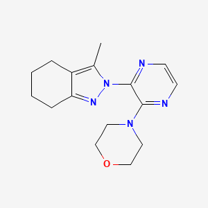 3-methyl-2-[3-(morpholin-4-yl)pyrazin-2-yl]-4,5,6,7-tetrahydro-2H-indazole