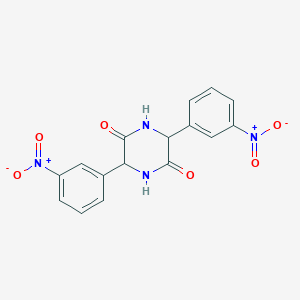 3,6-bis(3-nitrophenyl)piperazine-2,5-dione