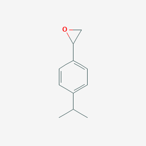 molecular formula C11H14O B064562 2-[4-(丙-2-基)苯基]环氧乙烷 CAS No. 169272-15-5