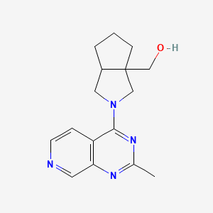 molecular formula C16H20N4O B6456839 (2-{2-methylpyrido[3,4-d]pyrimidin-4-yl}-octahydrocyclopenta[c]pyrrol-3a-yl)methanol CAS No. 2549026-25-5