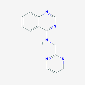 molecular formula C13H11N5 B6459227 N-[(pyrimidin-2-yl)methyl]quinazolin-4-amine CAS No. 2548997-68-6