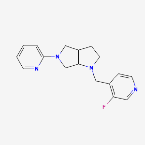 molecular formula C17H19FN4 B6460384 2-{1-[(3-fluoropyridin-4-yl)methyl]-octahydropyrrolo[2,3-c]pyrrol-5-yl}pyridine CAS No. 2549044-72-4
