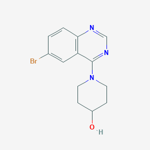 molecular formula C13H14BrN3O B6460401 1-(6-bromoquinazolin-4-yl)piperidin-4-ol CAS No. 2549013-88-7