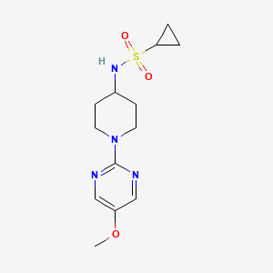 molecular formula C13H20N4O3S B6460676 N-[1-(5-methoxypyrimidin-2-yl)piperidin-4-yl]cyclopropanesulfonamide CAS No. 2549037-10-5