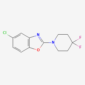 molecular formula C12H11ClF2N2O B6460683 5-chloro-2-(4,4-difluoropiperidin-1-yl)-1,3-benzoxazole CAS No. 2549030-70-6