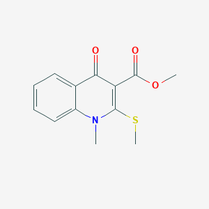 methyl 1-methyl-2-(methylsulfanyl)-4-oxo-1,4-dihydroquinoline-3-carboxylate