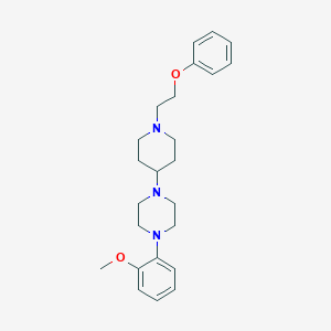 molecular formula C24H33N3O2 B6461727 1-(2-methoxyphenyl)-4-[1-(2-phenoxyethyl)piperidin-4-yl]piperazine CAS No. 2548991-55-3