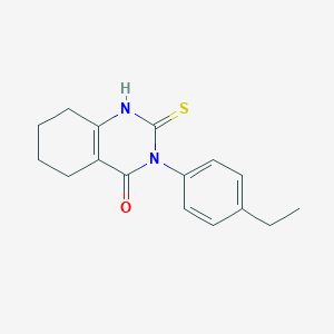 molecular formula C16H18N2OS B6461986 3-(4-ethylphenyl)-2-sulfanylidene-1,2,3,4,5,6,7,8-octahydroquinazolin-4-one CAS No. 2549034-14-0