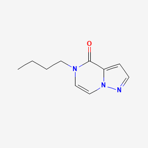 5-butyl-4H,5H-pyrazolo[1,5-a]pyrazin-4-one