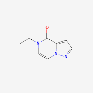 molecular formula C8H9N3O B6462203 5-ethyl-4H,5H-pyrazolo[1,5-a]pyrazin-4-one CAS No. 2326938-46-7