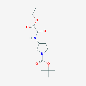 tert-butyl 3-(2-ethoxy-2-oxoacetamido)pyrrolidine-1-carboxylate